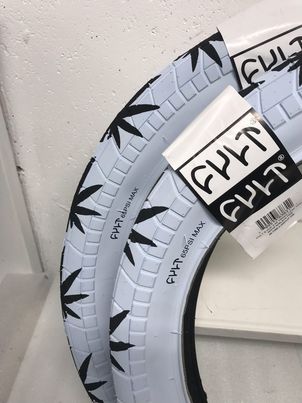 Huf x Cult Hemp Leaf Dehart Tireset | Rpo Bmx